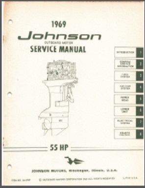 Johnson jm-6909 Outboard Service Manual
