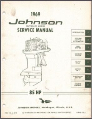 Johnson jm-6910 Outboard Service Manual