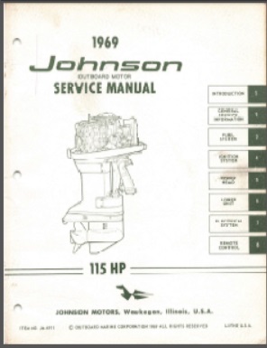 Johnson jm-6911 Outboard Service Manual