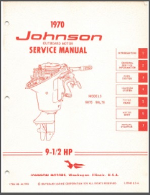 Johnson jm-7004 Outboard Service Manual