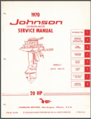 Johnson jm-7005 Outboard Service Manual