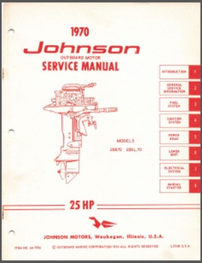 Johnson jm-7006 Outboard Service Manual