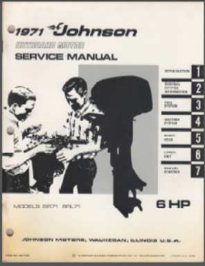 Johnson jm-7103 Outboard Service Manual