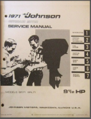 Johnson jm-7104 Outboard Service Manual