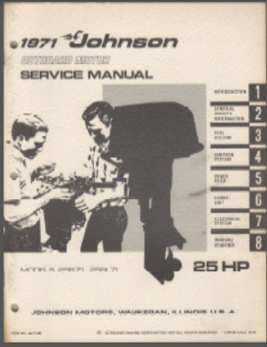 Johnson jm-7106 Outboard Service Manual