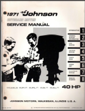 Johnson jm-7107 Outboard Service Manual