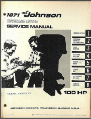 Johnson jm-7110 Outboard Service Manual