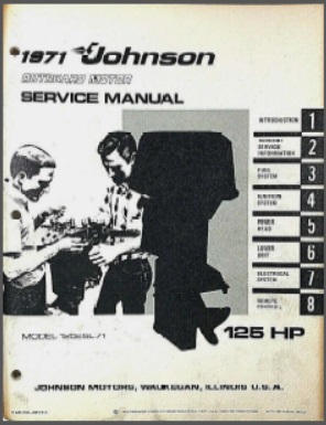 Johnson jm-7111 Outboard Service Manual
