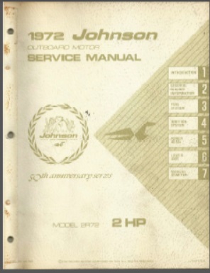 Johnson jm-7201 Outboard Service Manual