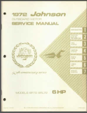 Johnson jm-7203 Outboard Service Manual