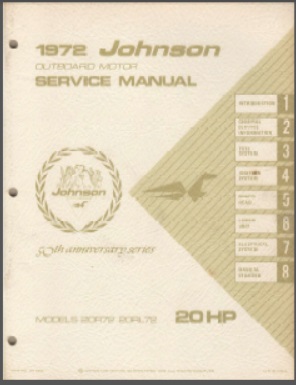 Johnson jm-7205 Outboard Service Manual