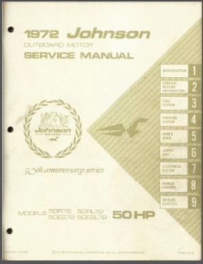 Johnson jm-7208 Outboard Service Manual