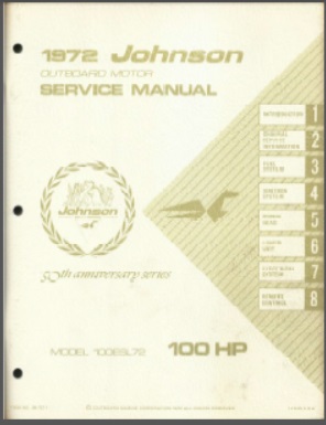 Johnson jm-7211 Outboard Service Manual