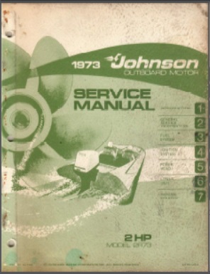 Johnson jm-7301 Outboard Service Manual