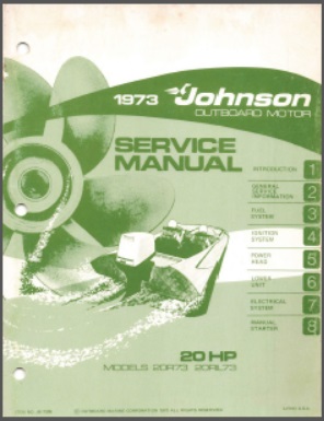 Johnson jm-7305 Outboard Service Manual