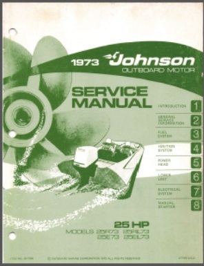 Johnson jm-7306 Outboard Service Manual