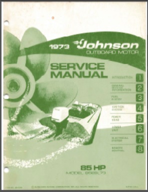Johnson jm-7310 Outboard Service Manual