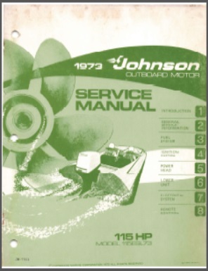 Johnson jm-7311 Outboard Service Manual