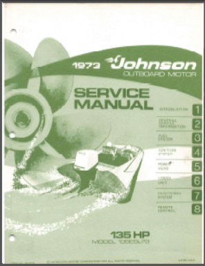 Johnson jm-7312 Outboard Service Manual