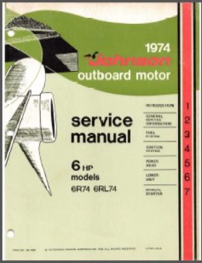 Johnson jm-7403 Outboard Service Manual