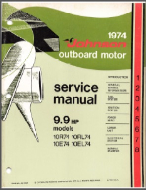 Johnson jm-7404 Outboard Service Manual