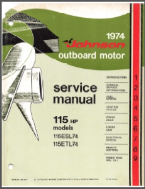 Johnson jm-7411 Outboard Service Manual
