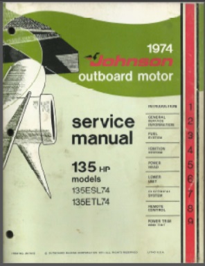 Johnson jm-7412 Outboard Service Manual