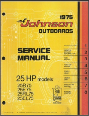 Johnson jm-7507 Outboard Service Manual
