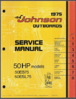 Johnson jm-7509 Outboard Service Manual