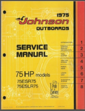Johnson jm-7511 Outboard Service Manual