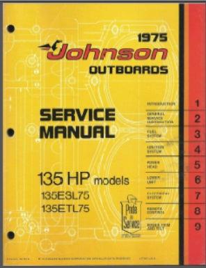 Johnson jm-7514 Outboard Service Manual