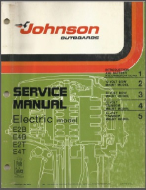 Johnson jm-7601 Outboard Service Manual