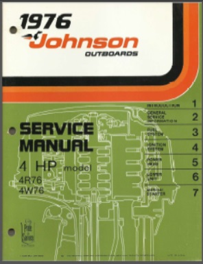 Johnson jm-7603 Outboard Service Manual