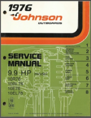 Johnson jm-7605 Outboard Service Manual