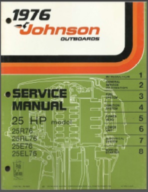Johnson jm-7607 Outboard Service Manual