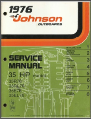 Johnson jm-7608 Outboard Service Manual