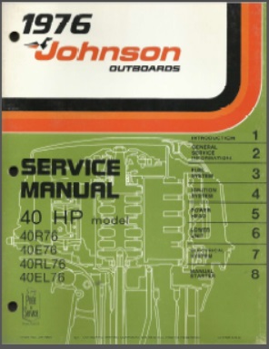 Johnson jm-7609 Outboard Service Manual