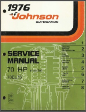Johnson jm-7611 Outboard Service Manual