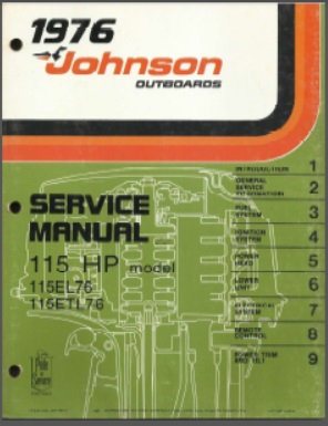 Johnson jm-7614 Outboard Service Manual