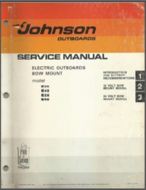 Johnson jm-7701 Outboard Service Manual