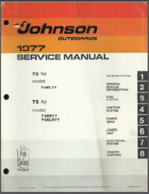 Johnson jm-7708 Outboard Service Manual