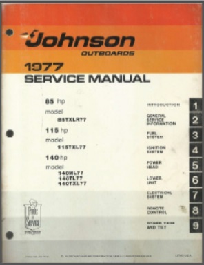 Johnson jm-7710 Outboard Service Manual