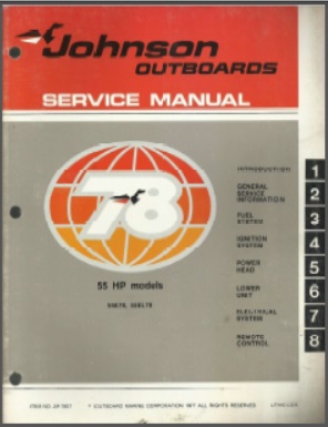 Johnson jm-7807 Outboard Service Manual