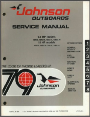 Johnson jm-7905 Outboard Service Manual