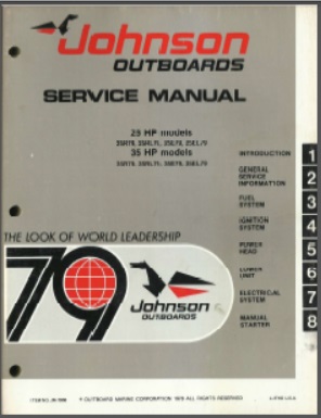 Johnson jm-7906 Outboard Service Manual