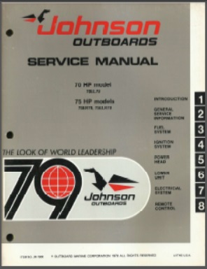 Johnson jm-7908 Outboard Service Manual