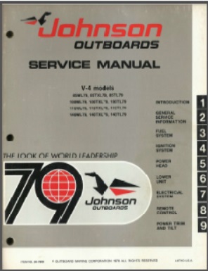 Johnson jm-7909 Outboard Service Manual