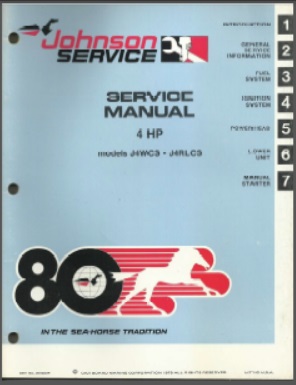 Johnson jm-8004 Outboard Service Manual