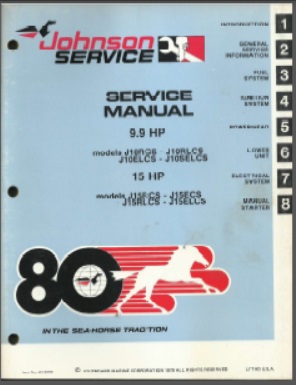 Johnson jm-8006 Outboard Service Manual