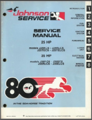 Johnson jm-8007 Outboard Service Manual